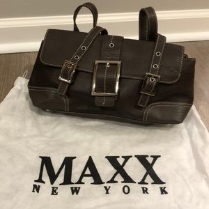 Maxx New York women’s dark brown handbag